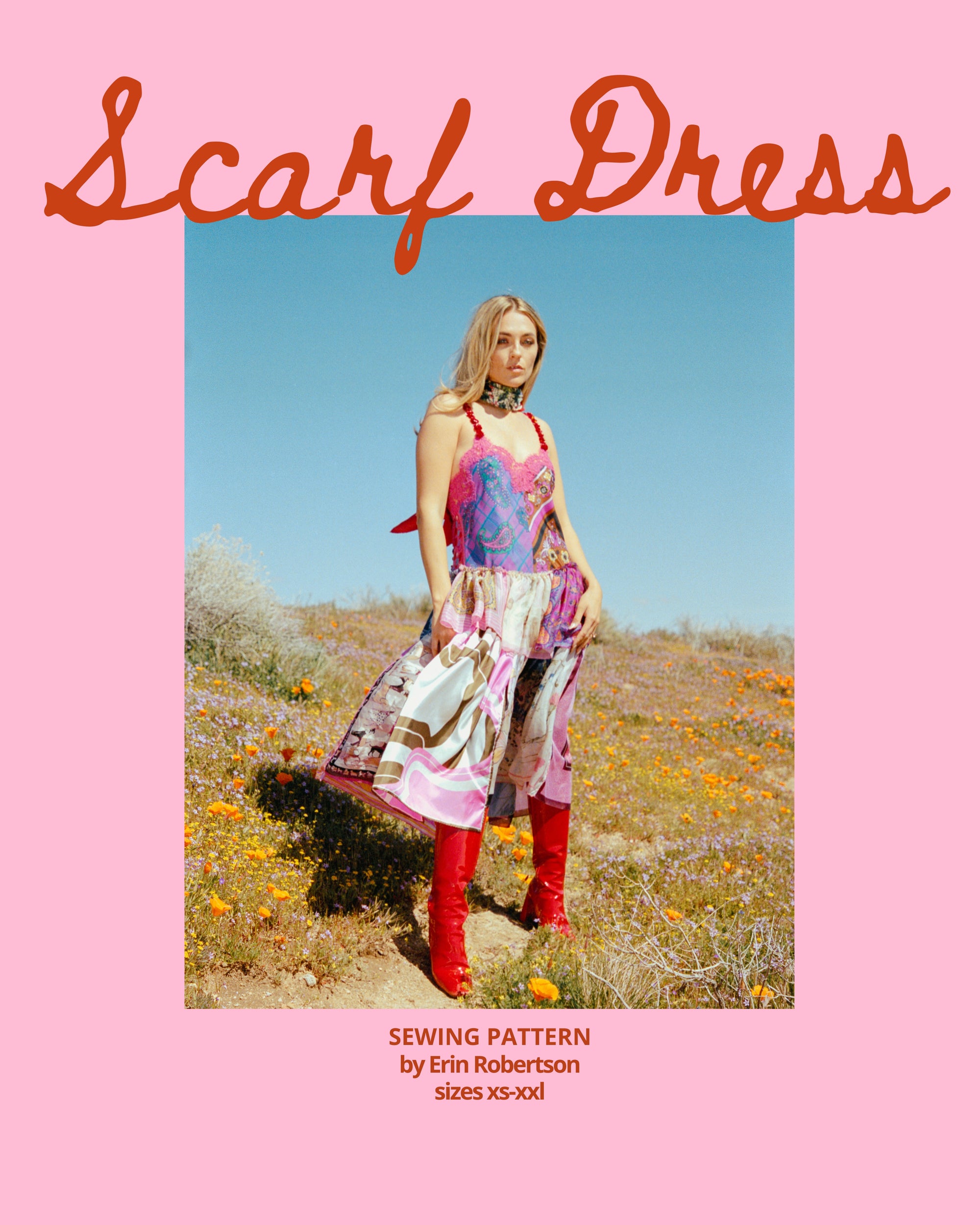 Viral Scarf Dress Pattern