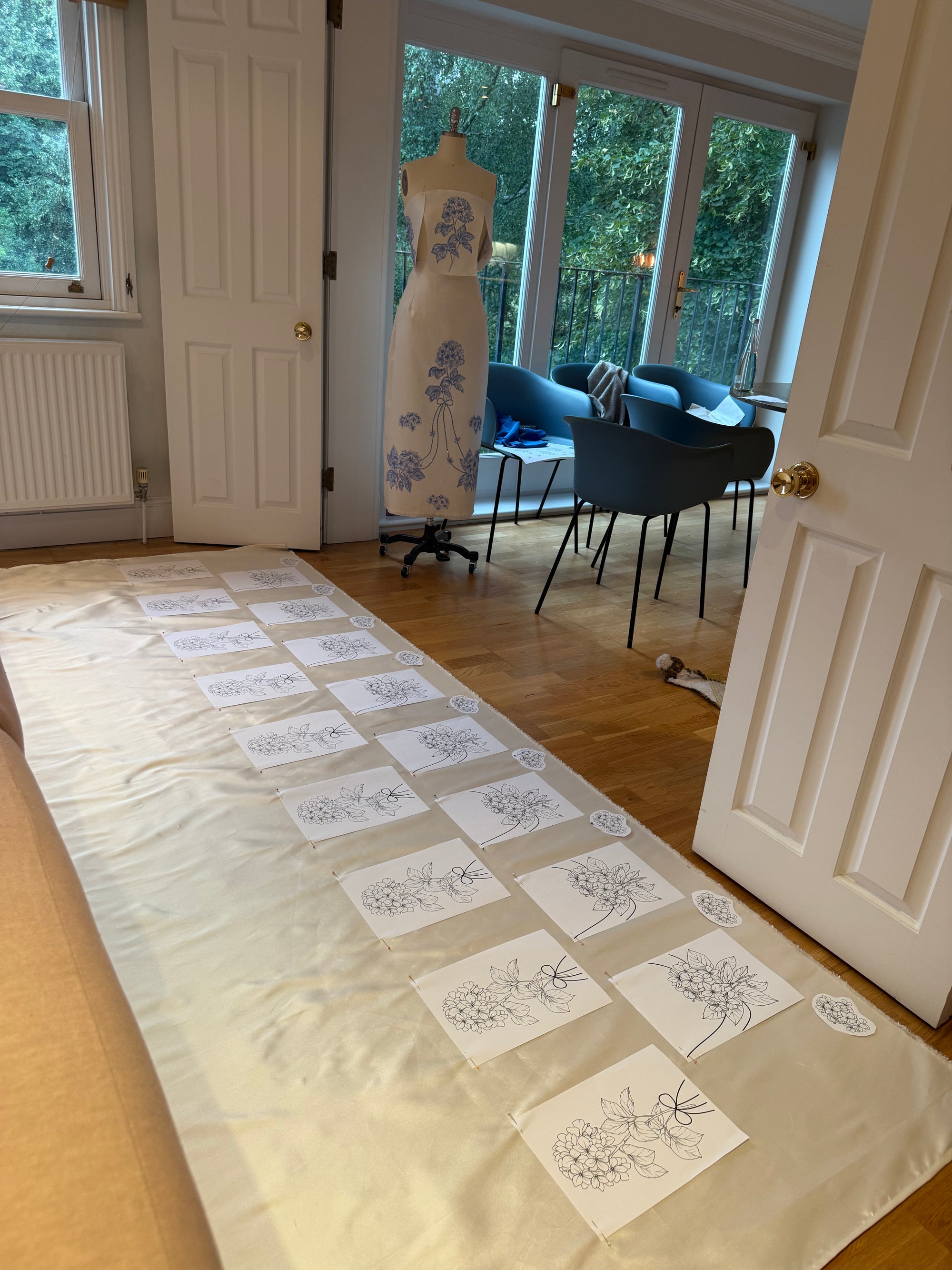 Hydrangea Wedding Dress