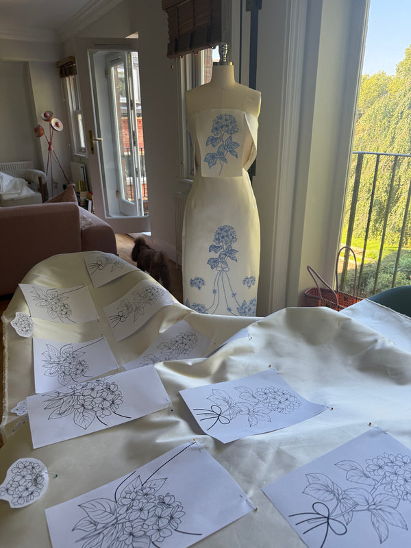 Hydrangea Wedding Dress