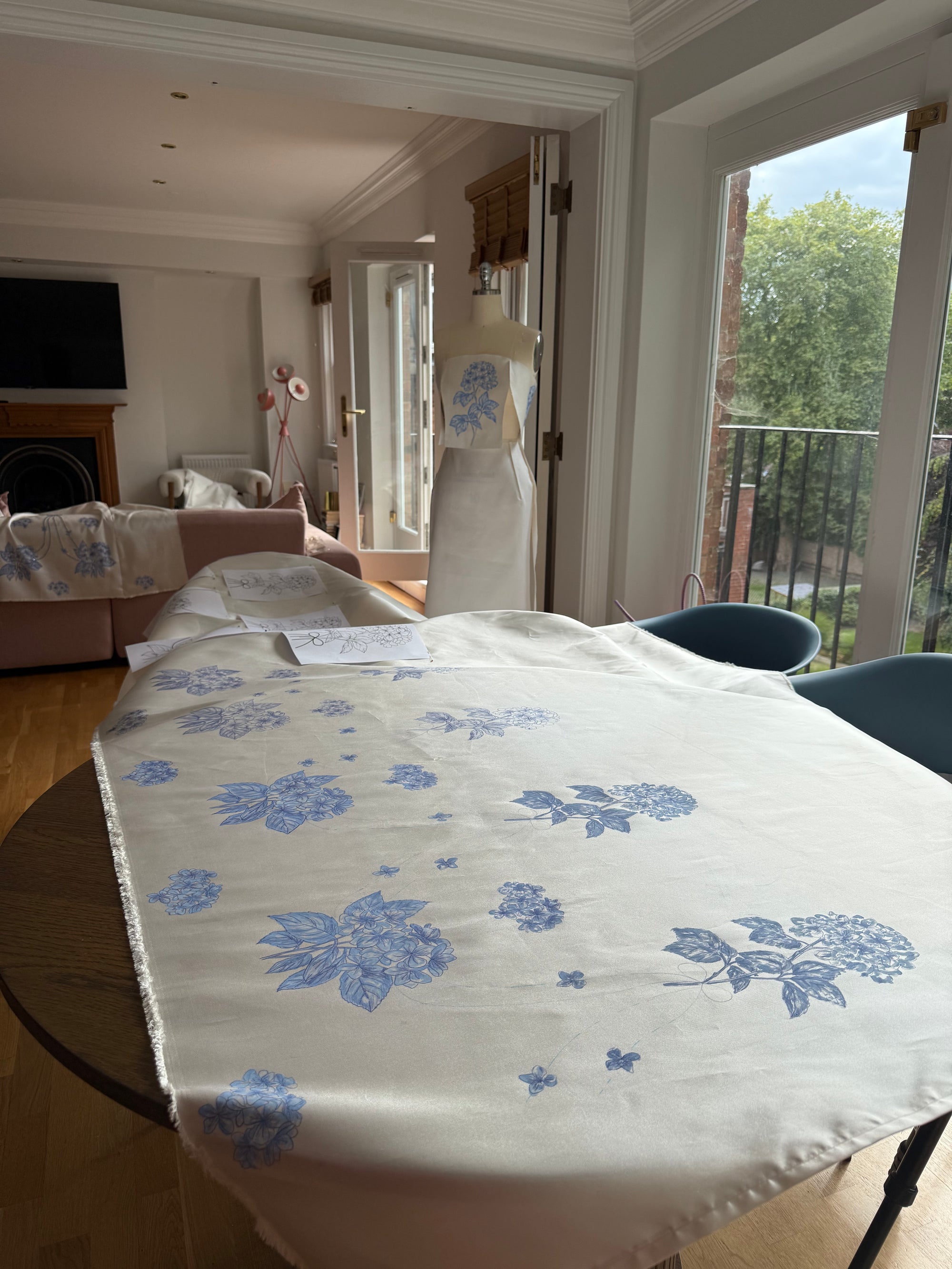 Hydrangea Wedding Dress