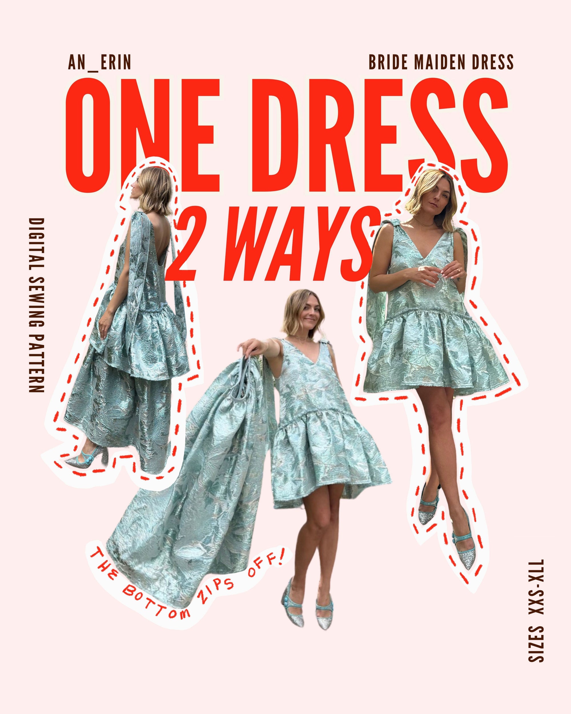 Bride Maiden Dress Pattern