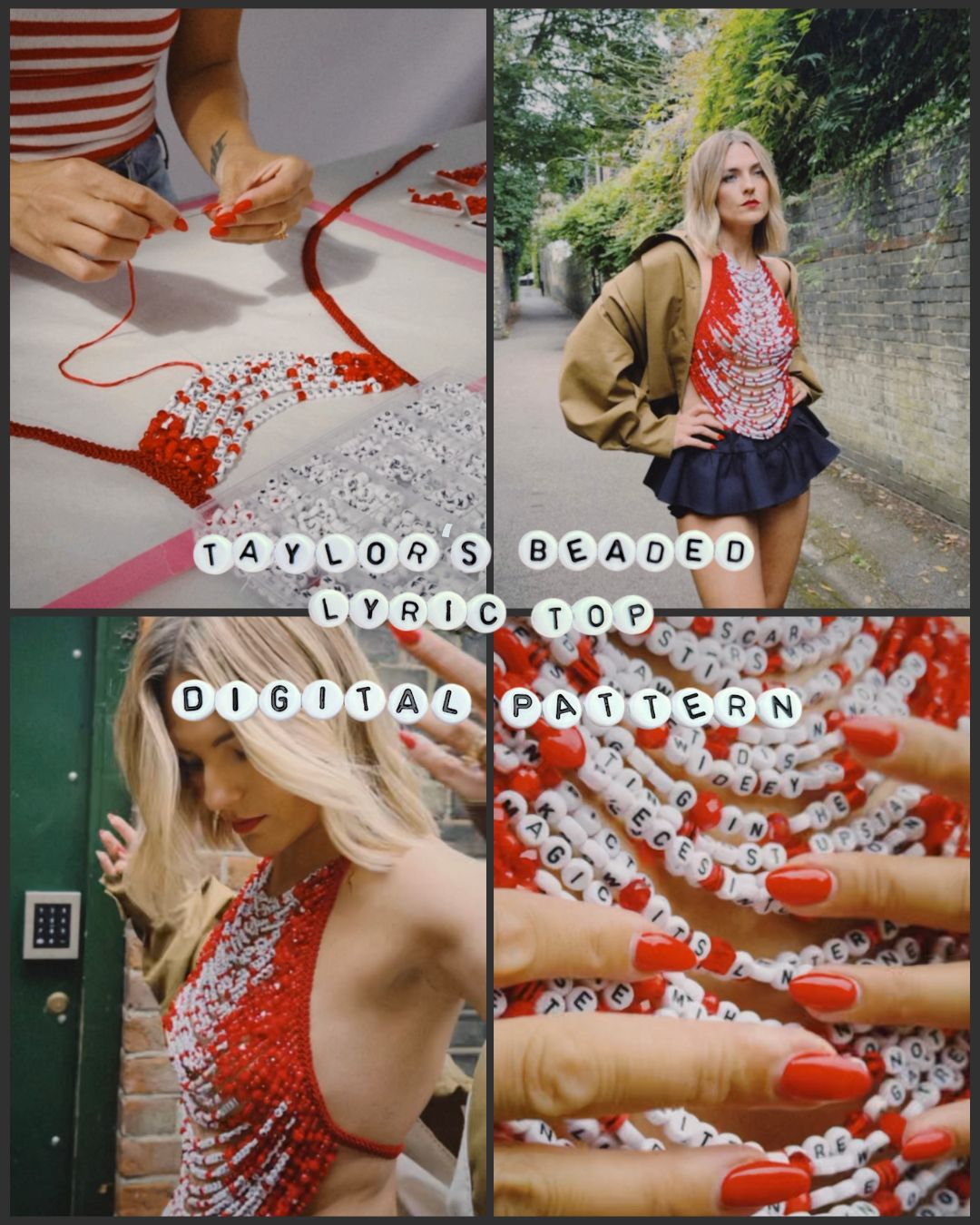 Taylor's Beaded Lyric Top Pattern