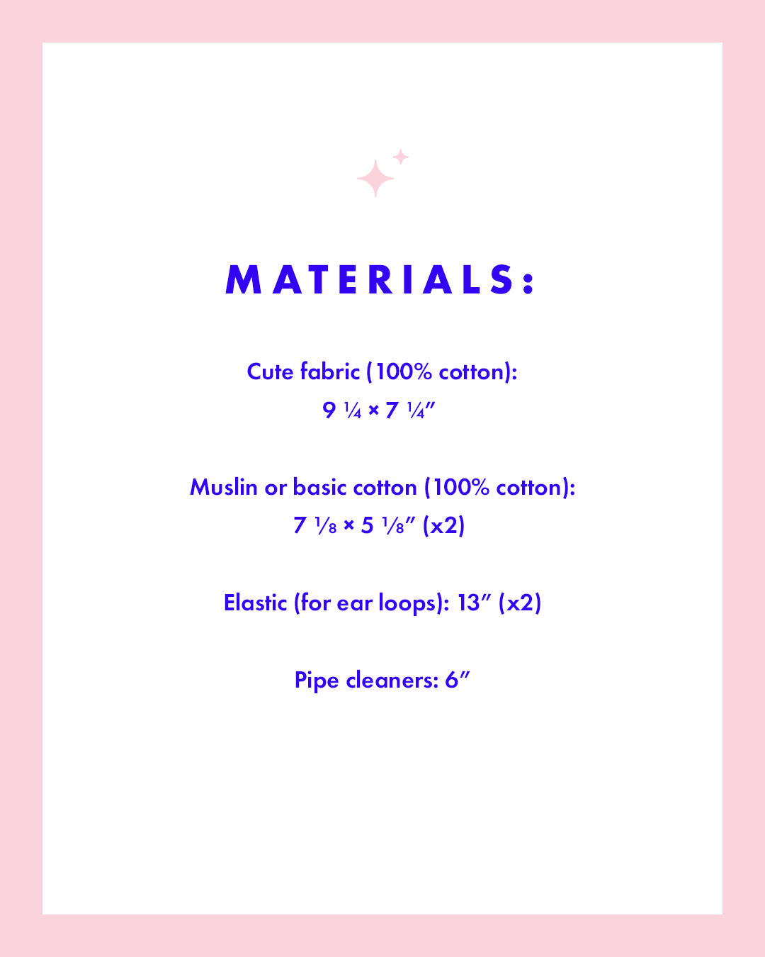 DIY Face Mask Tutorial